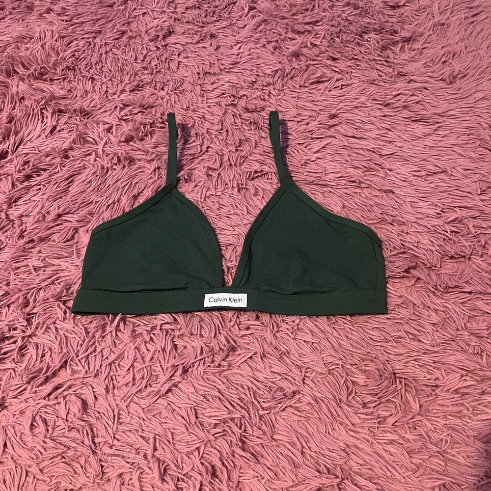 Calvin Klein Deep Green Bralette